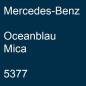 Preview: Mercedes-Benz, Oceanblau Mica, 5377.